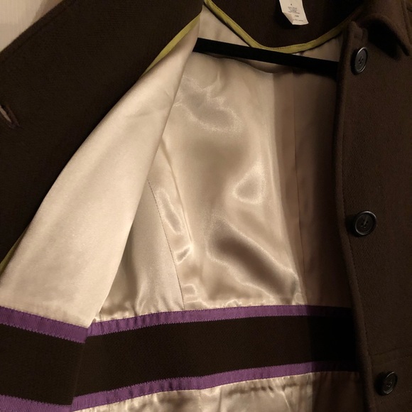 ‼️SOLD‼️ NWOT! J.Crew Brown Wool-Blend Coat - Picture 5 of 7